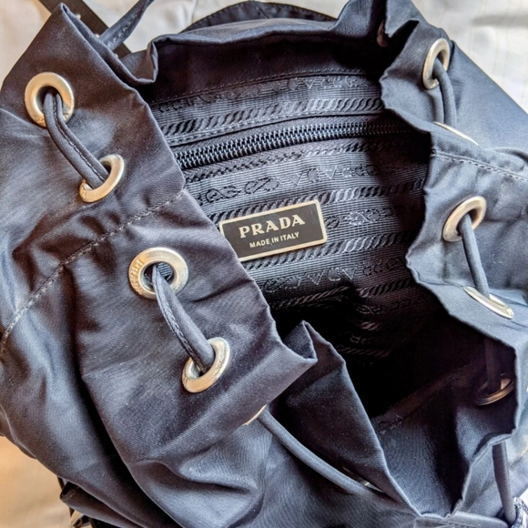 PRADA Black Nylon Backpack Medium - Picture 8 of 10